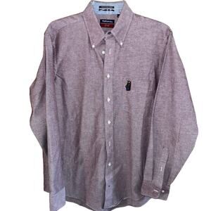 Vintage Hathaway Golf men’s oxford embroidered button front shirt (16” 34/45)